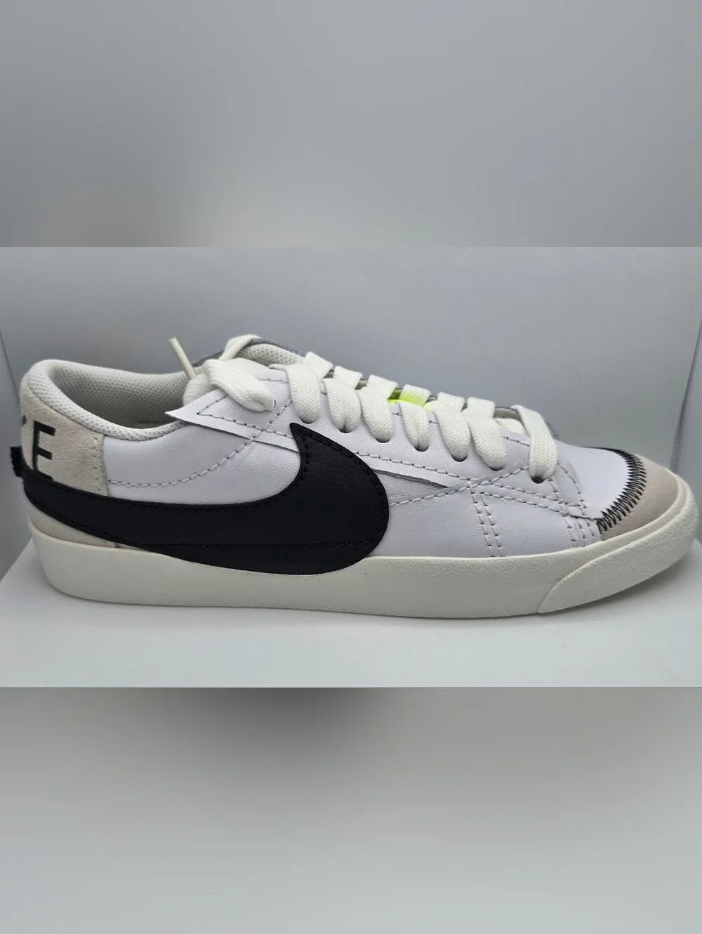 Nike Blazer Low 77 Jumbo White and Black Low-Top Sneaker